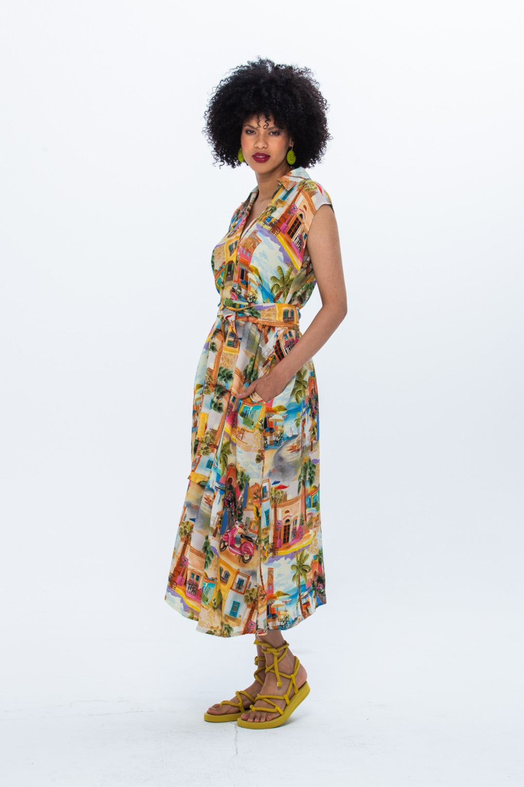 Cabo Dress - Pink Vespa