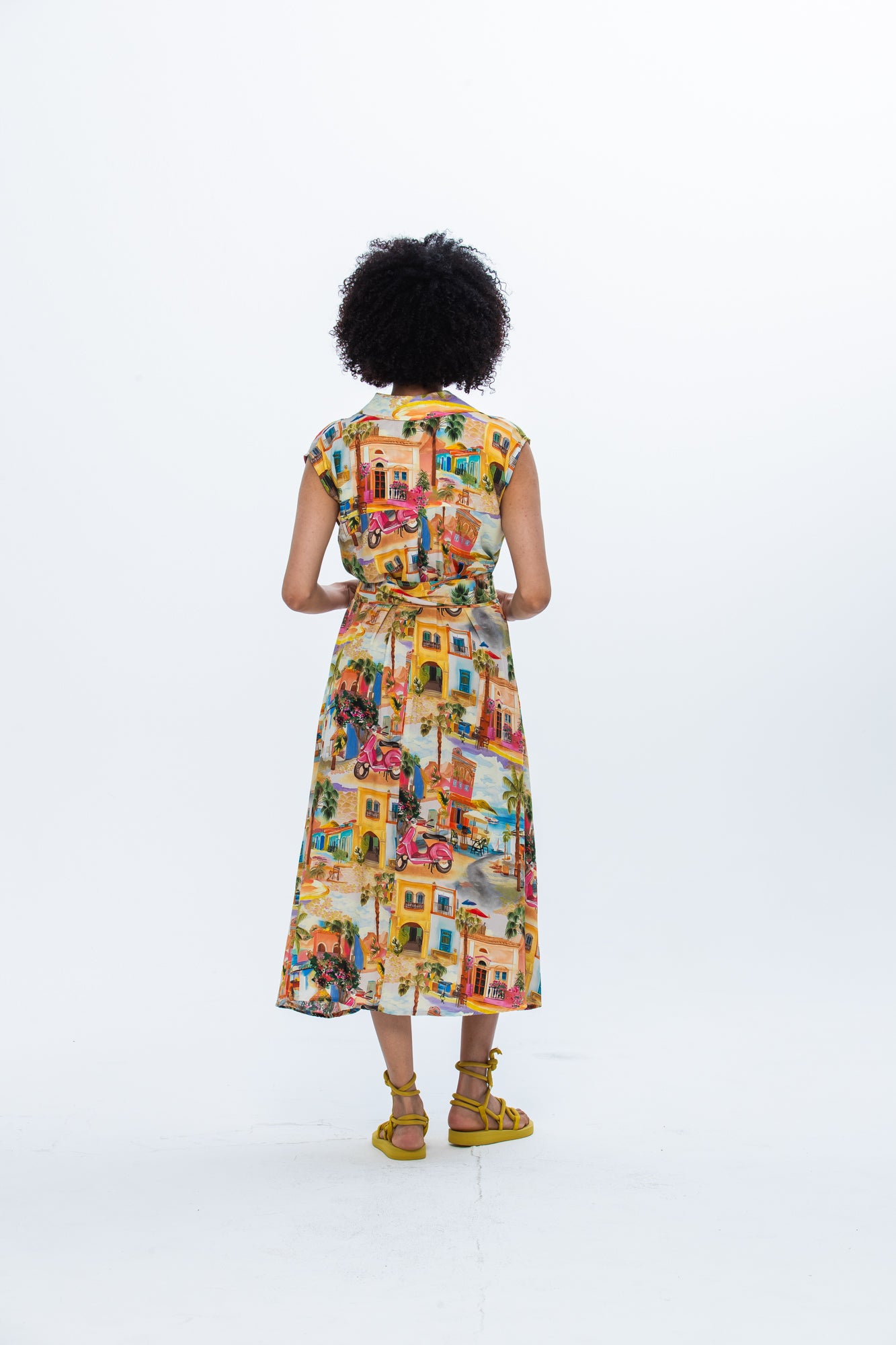 Cabo Dress - Pink Vespa