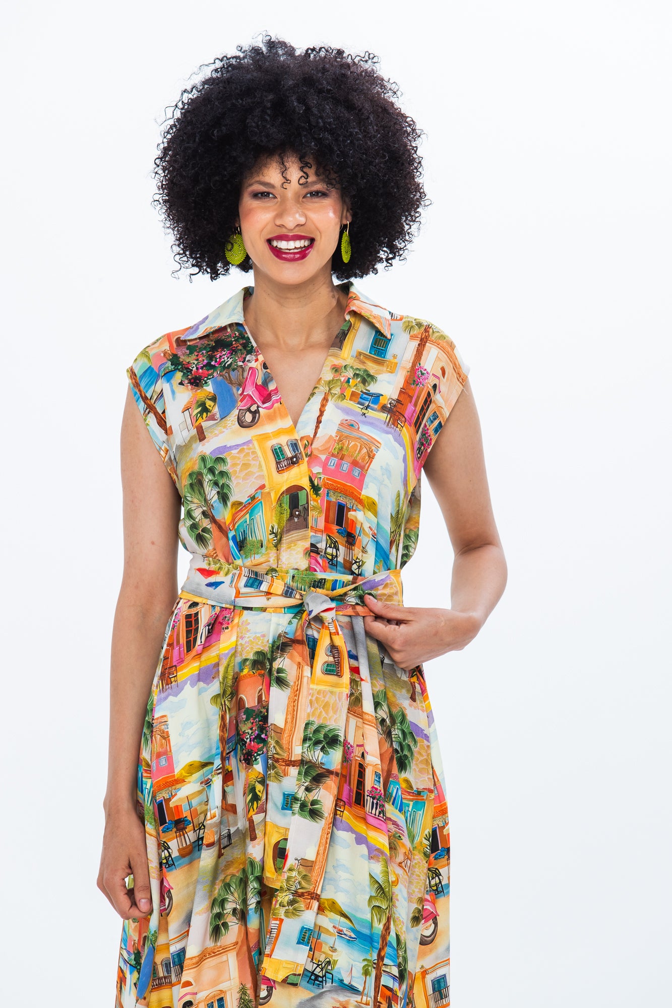 Cabo Dress - Pink Vespa