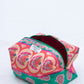 The Intentional Toiletry Bag - Coral and Green