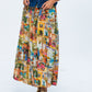 Sorrento Skirt - Pink Vespa
