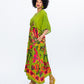 Georgia Kaftan Maxi Dress - Green Tropical