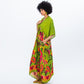 Georgia Kaftan Maxi Dress - Green Tropical