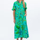 Donna Dress - Green Leaf