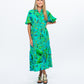 Donna Dress - Green Leaf