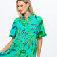 Donna Dress - Green Leaf