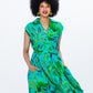 Cabo Dress - Green Leaf