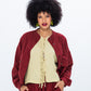 Cate Bomber Jacket -Rust