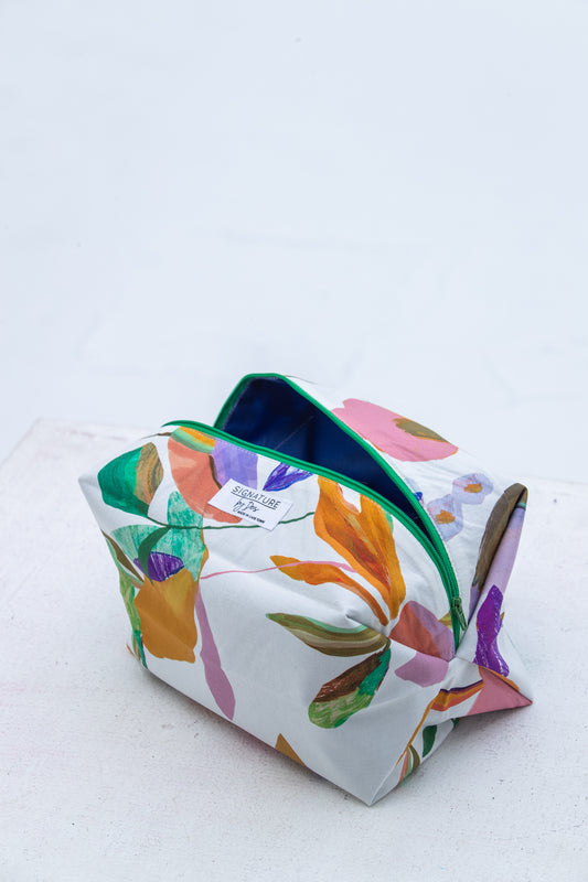 The Intentional Toiletry Bag - White Floral