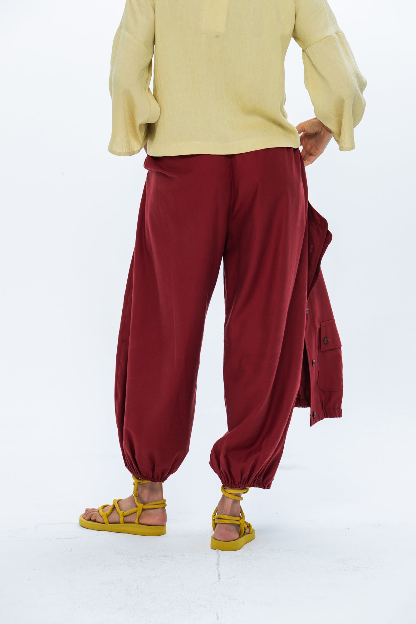 Stella Balloon Pants - Rust