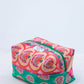 The Intentional Toiletry Bag - Coral and Green