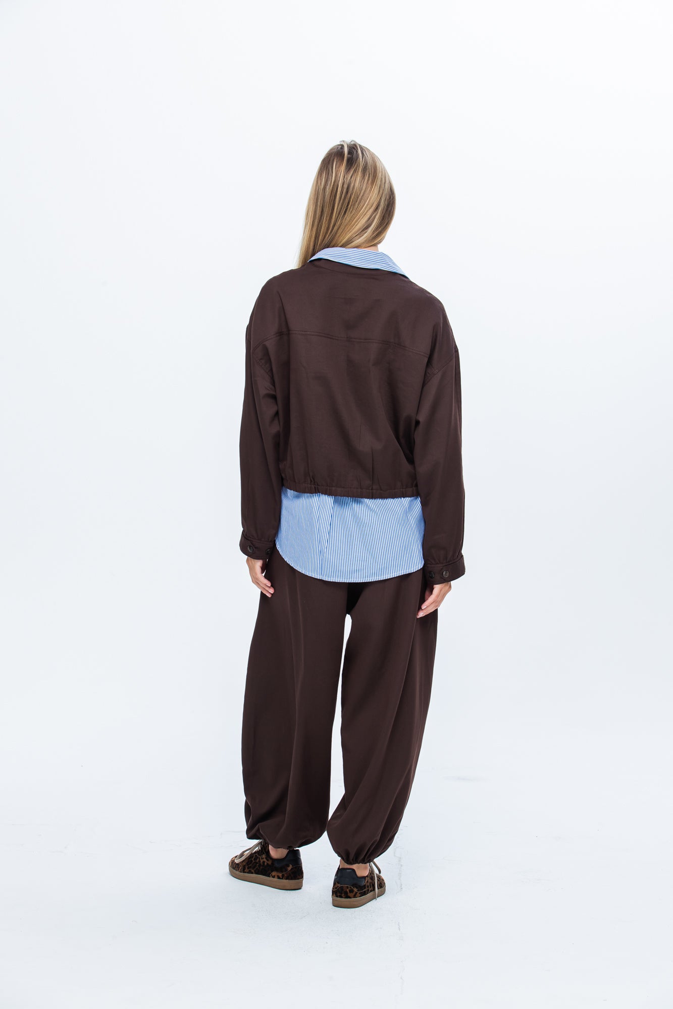 Stella Balloon Pants - Chocolate