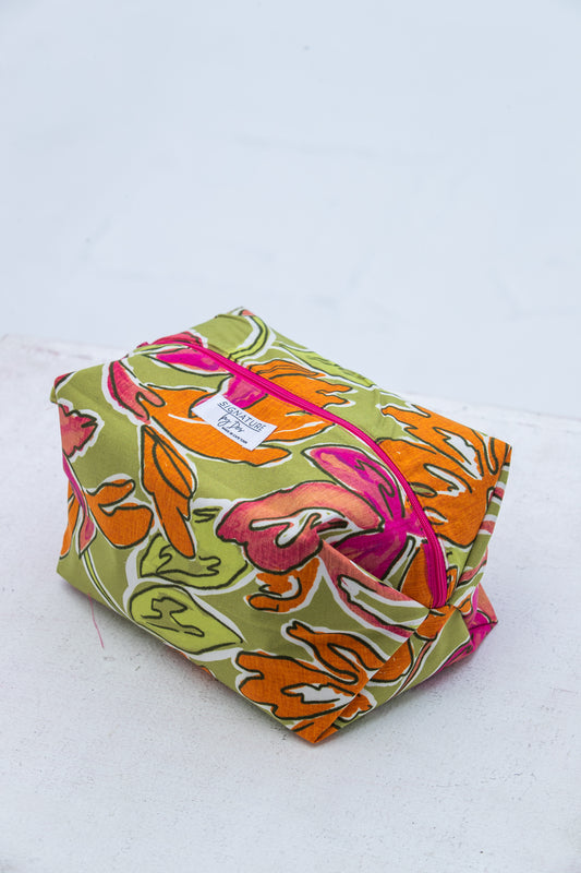 The Intentional Toiletry Bag - Pink & Green