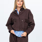 Cate Bomber Jacket - Chocolate