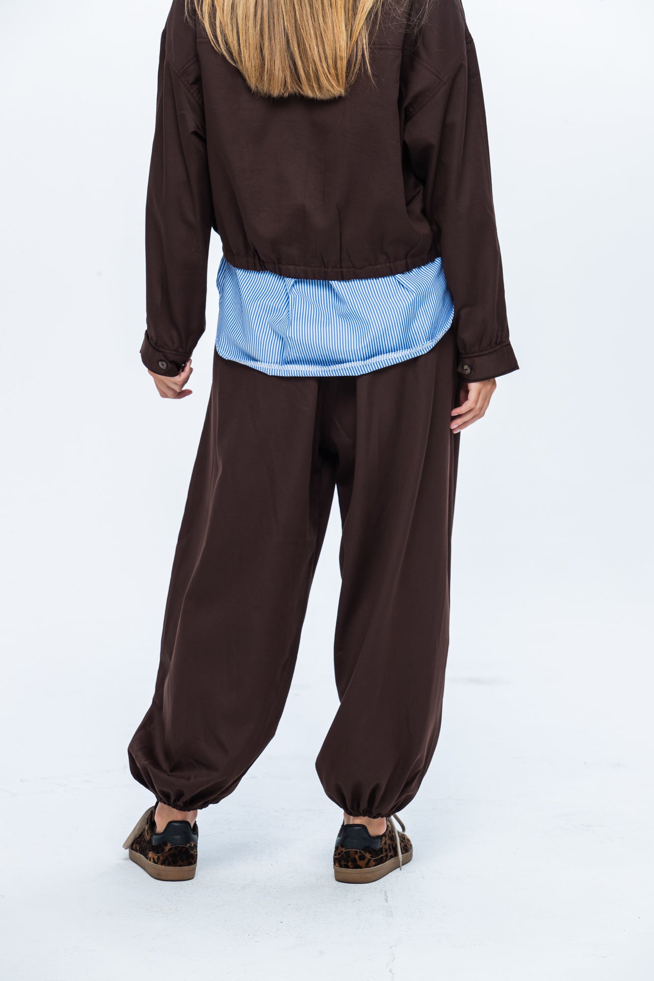 Cate Bomber Jacket - Chocolate