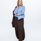 Hepburn Winter Shirt - Blue & White Stripe