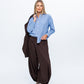 Hepburn Winter Shirt - Blue & White Stripe