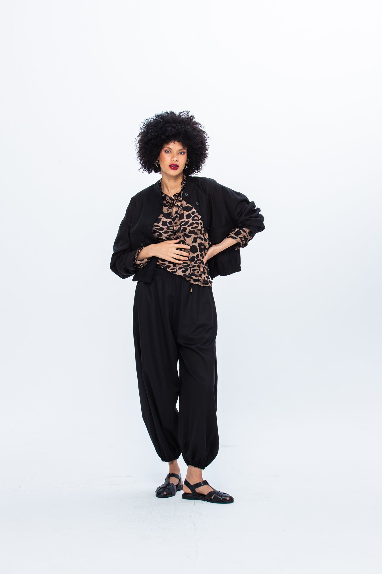Stella Balloon Pants - Black