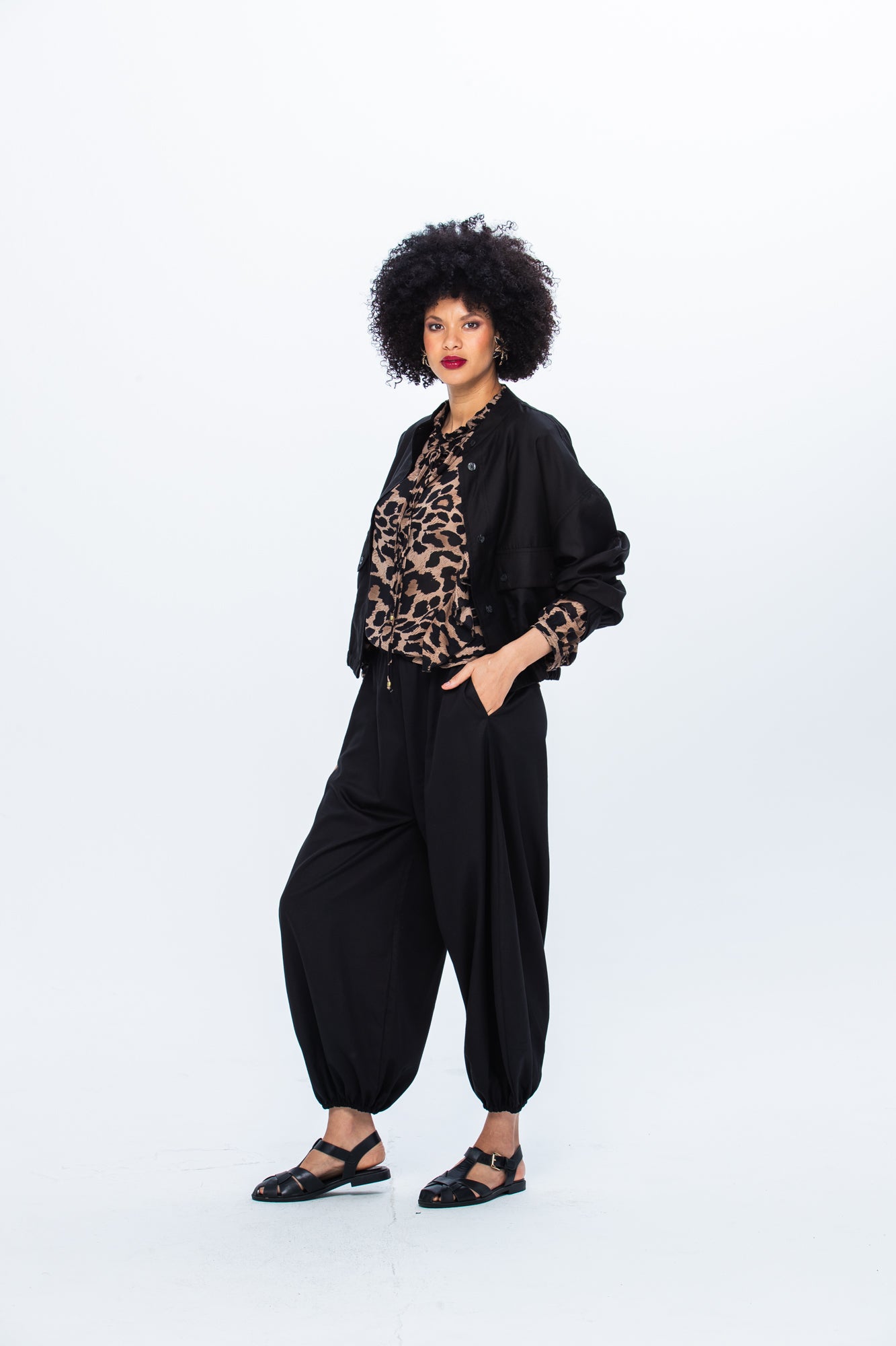 Stella Balloon Pants - Black