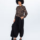 Bardot Winter Shirt - Black and Mocca