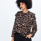 Bardot Winter Shirt - Black and Mocca