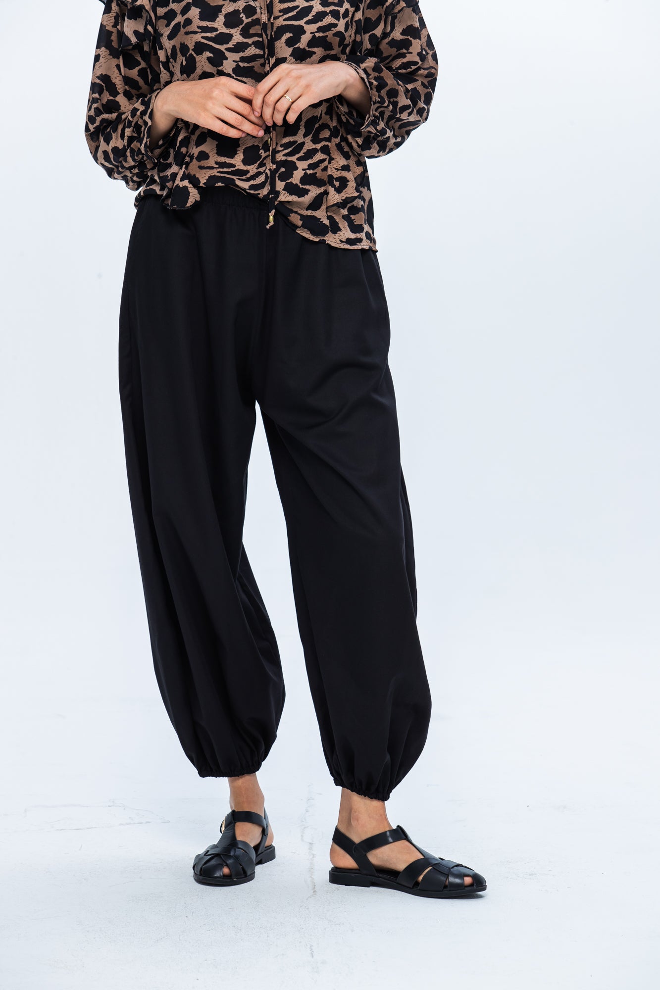 Stella Balloon Pants - Black