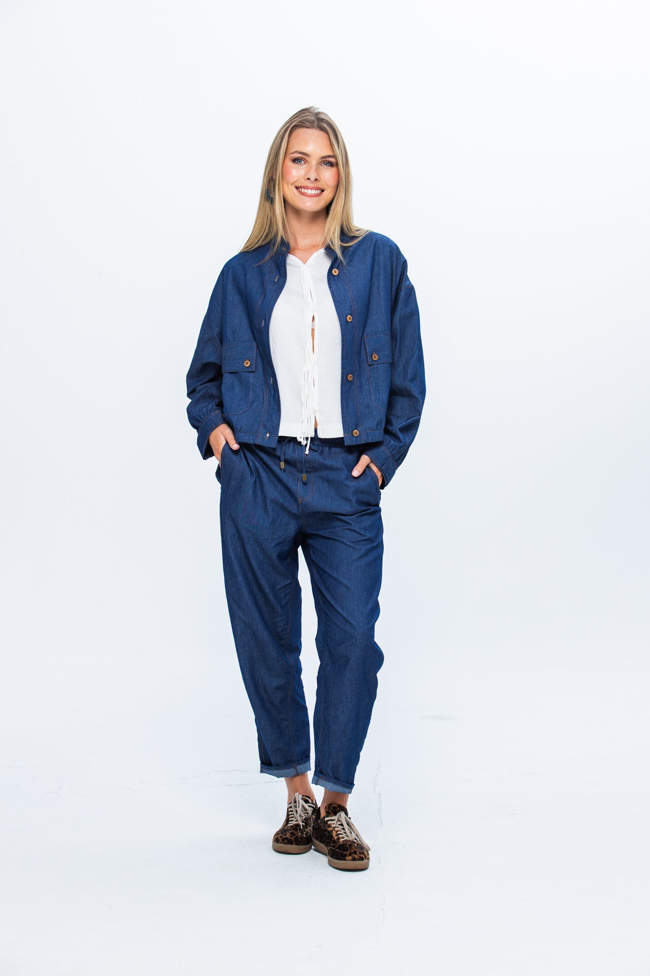 Parker Barrel Pants - Denim