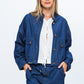 Cate Bomber Jacket - Denim
