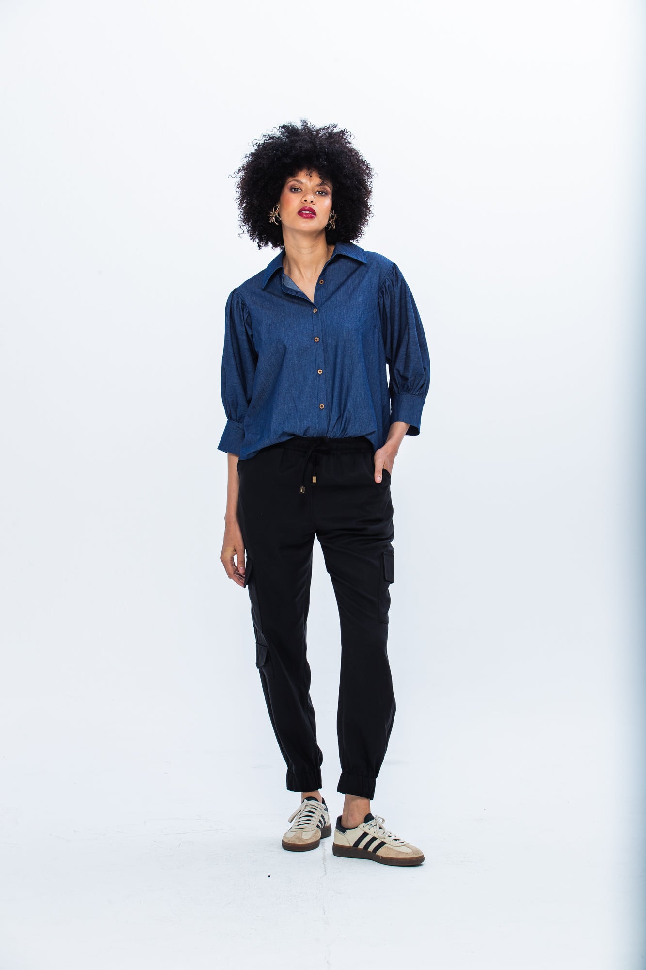 Harper Shirt - Denim