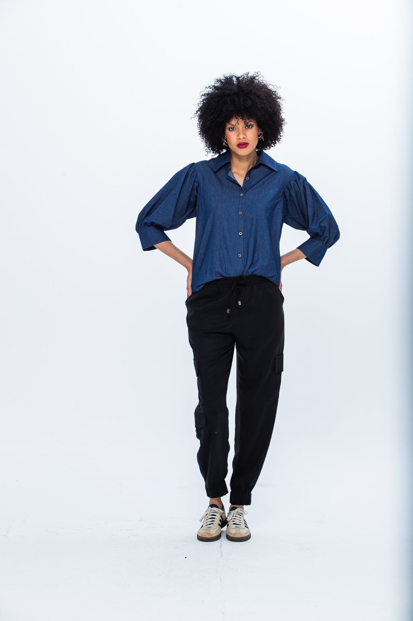 Boston Cargo Pants - Black