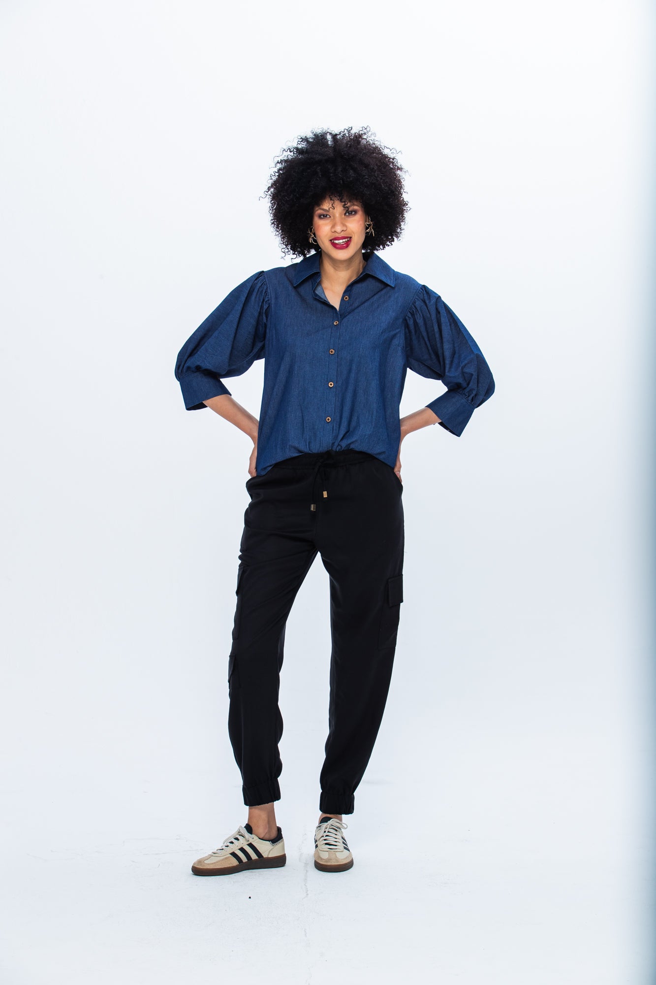 Boston Cargo Pants - Black