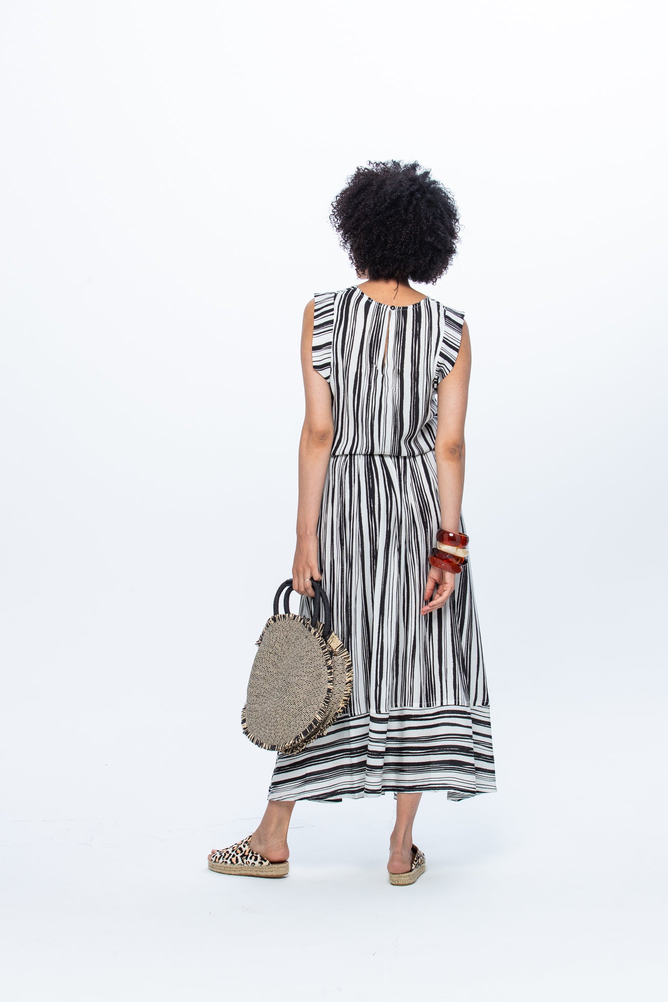 Aimee Shirt - Brushstroke Stripes