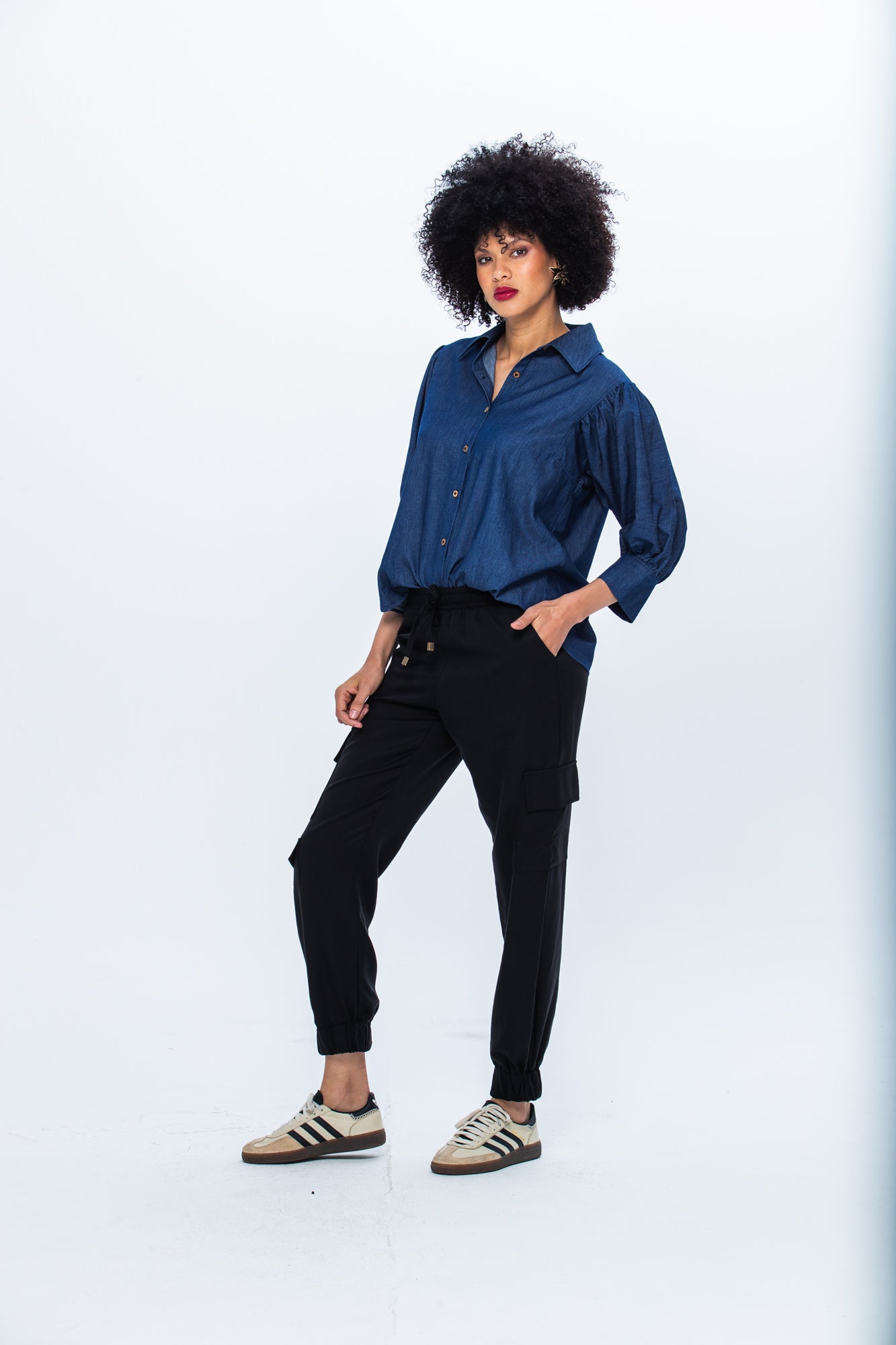 Boston Cargo Pants - Black