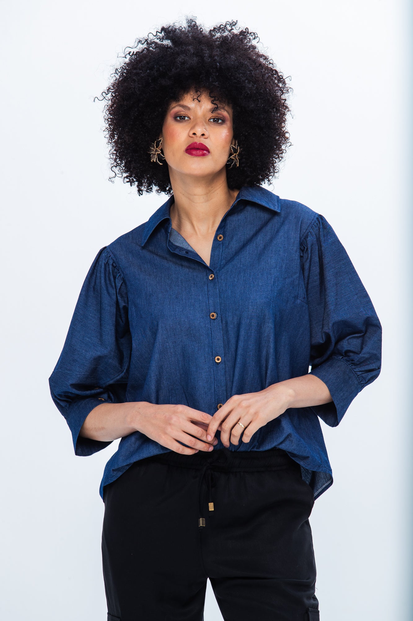 Harper Shirt - Denim