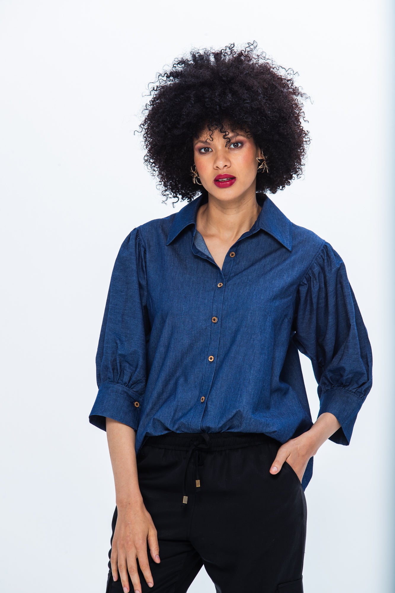 Harper Shirt - Denim