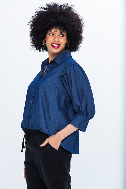 Harper Shirt - Denim