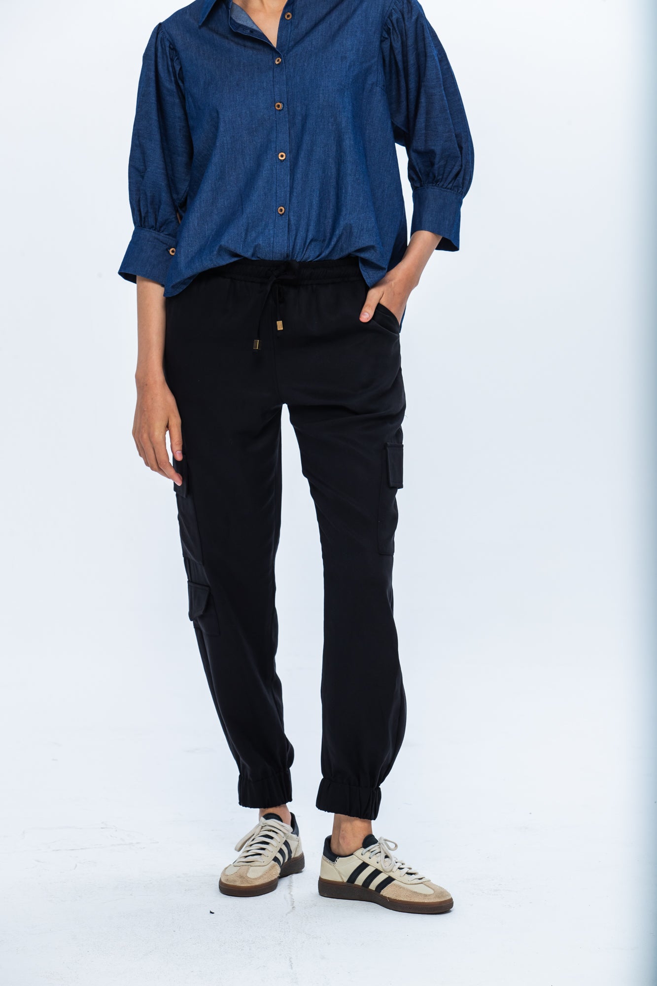 Boston Cargo Pants - Black