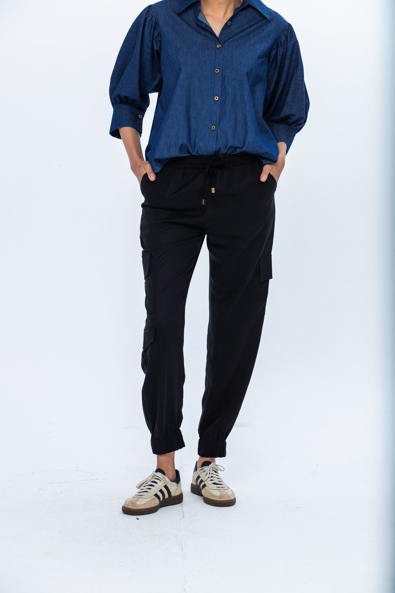 Boston Cargo Pants - Black