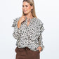 Bardot Winter Shirt - Creme & Black