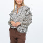 Bardot Winter Shirt - Creme & Black