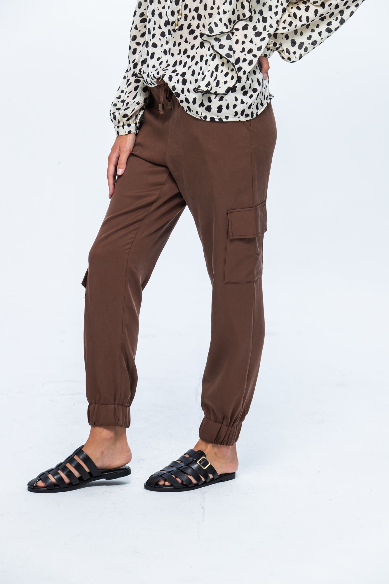 Boston Cargo Pants - Chocolate