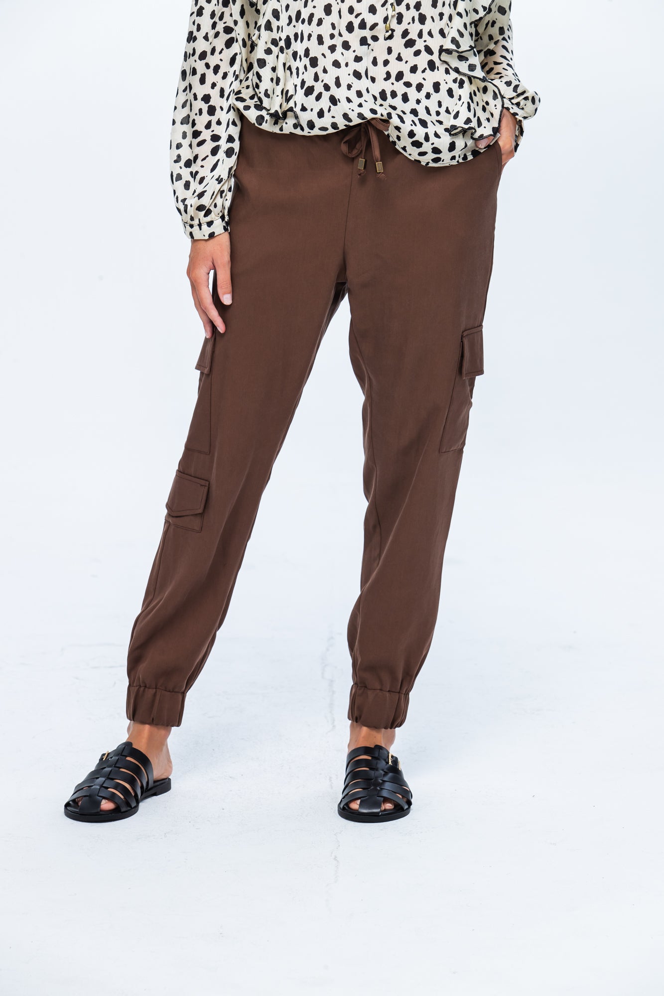 Boston Cargo Pants - Chocolate