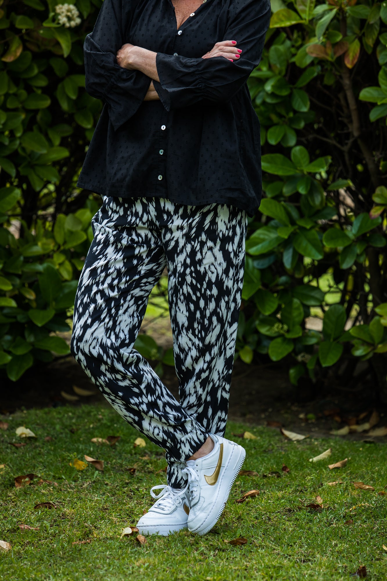 Aruba Chill pants - Black and White