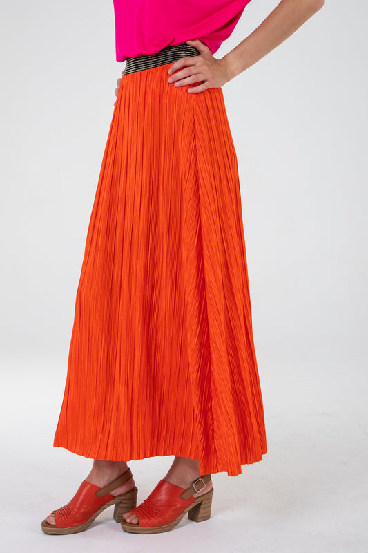 Lisbon pleated skirt - Mandarin
