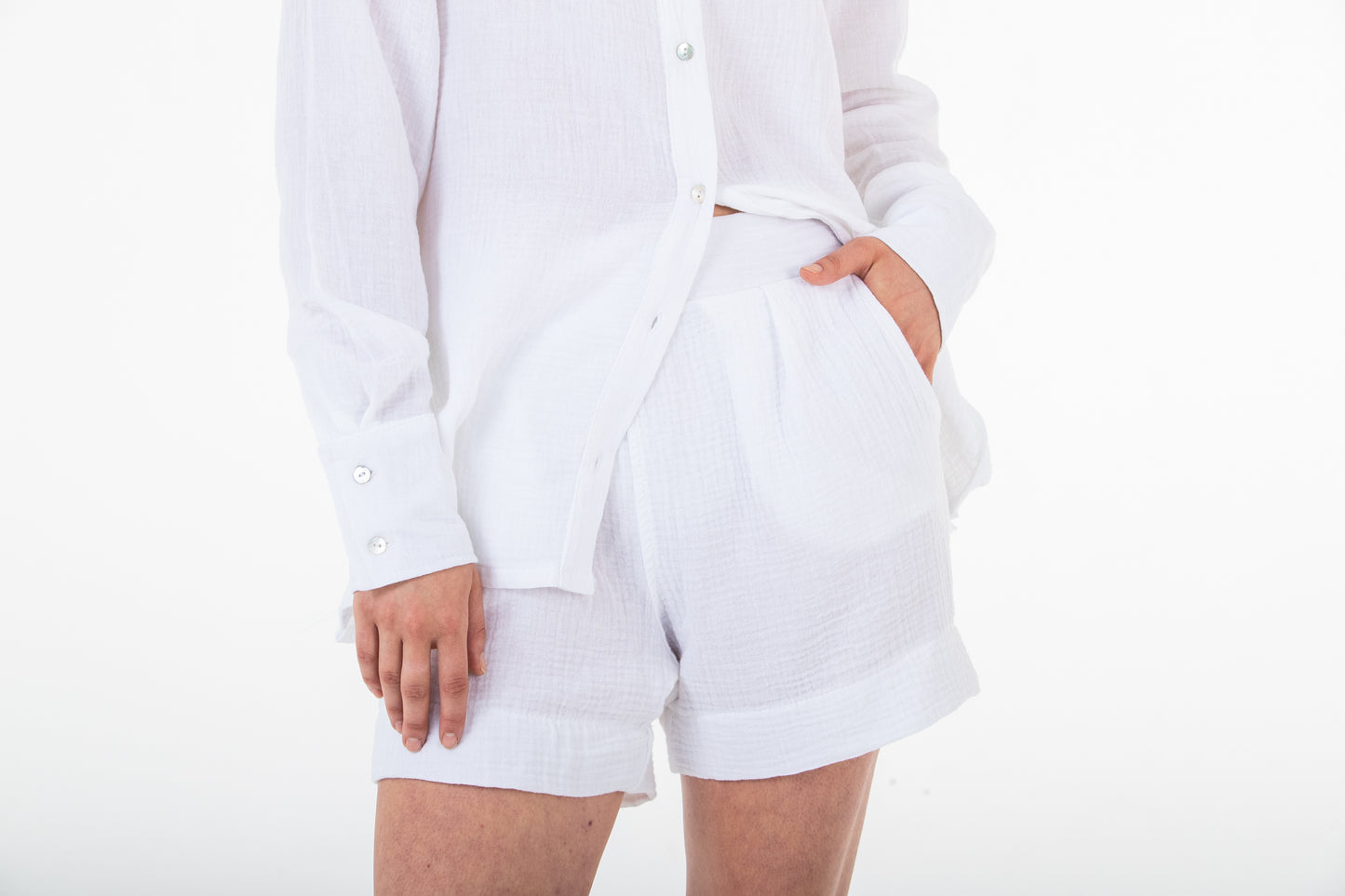 Aphrodite Shorts - White