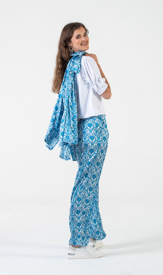 Aphrodite shirt - Blue & White