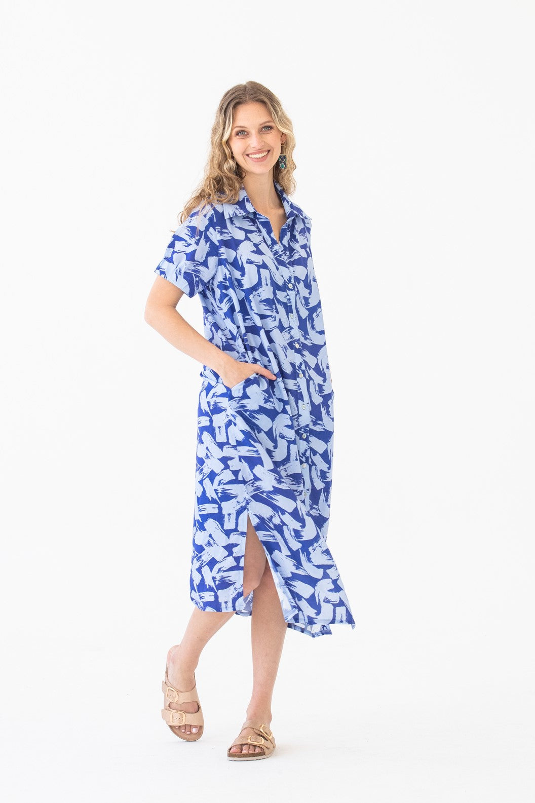 Mykonos Dress - Shades of Blue